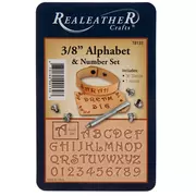 Alphabet & Number Leather Stamping Kit