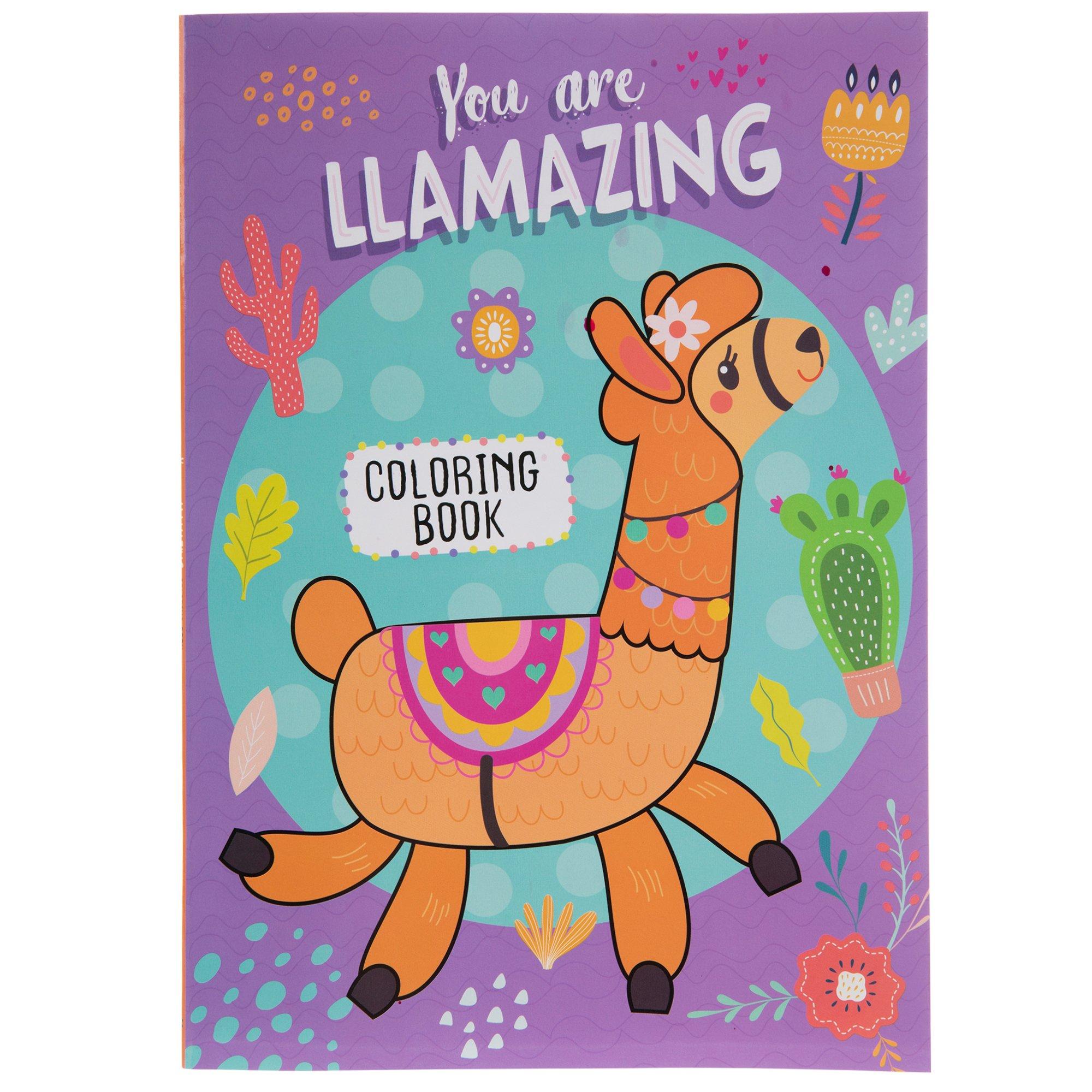 Llama Coloring Book Hobby Lobby 1946128