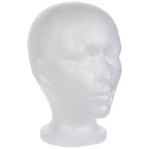 Shany Styrofoam Model Heads/Hat Wig Foam Mannequin - 11 Round Base - 6 Pieces