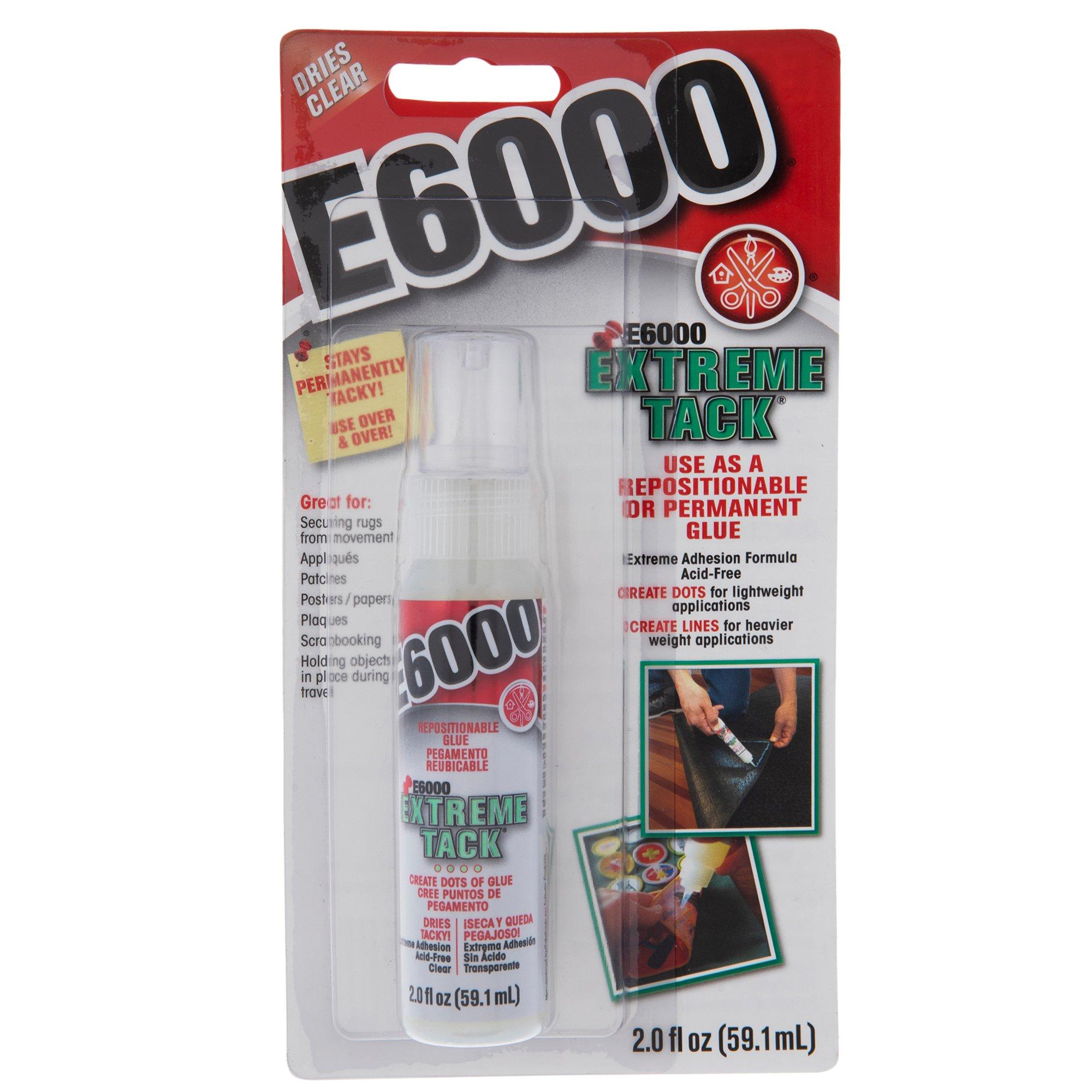E6000 Extreme Tack 2 fl. oz. Clear Glue (6-Pack) 565100 - The Home Depot
