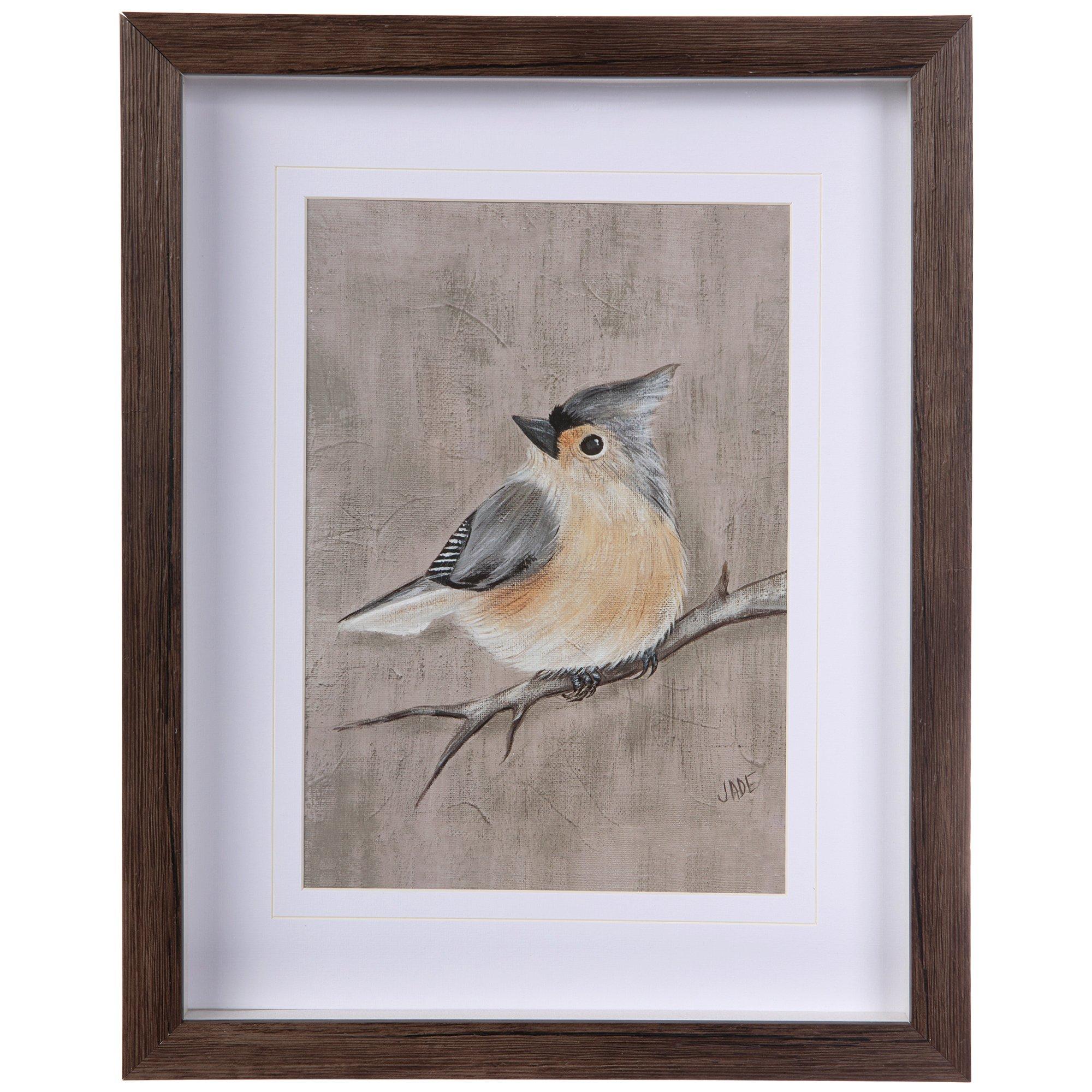 Gray Winter Bird Framed Wall Decor Hobby Lobby 1952811