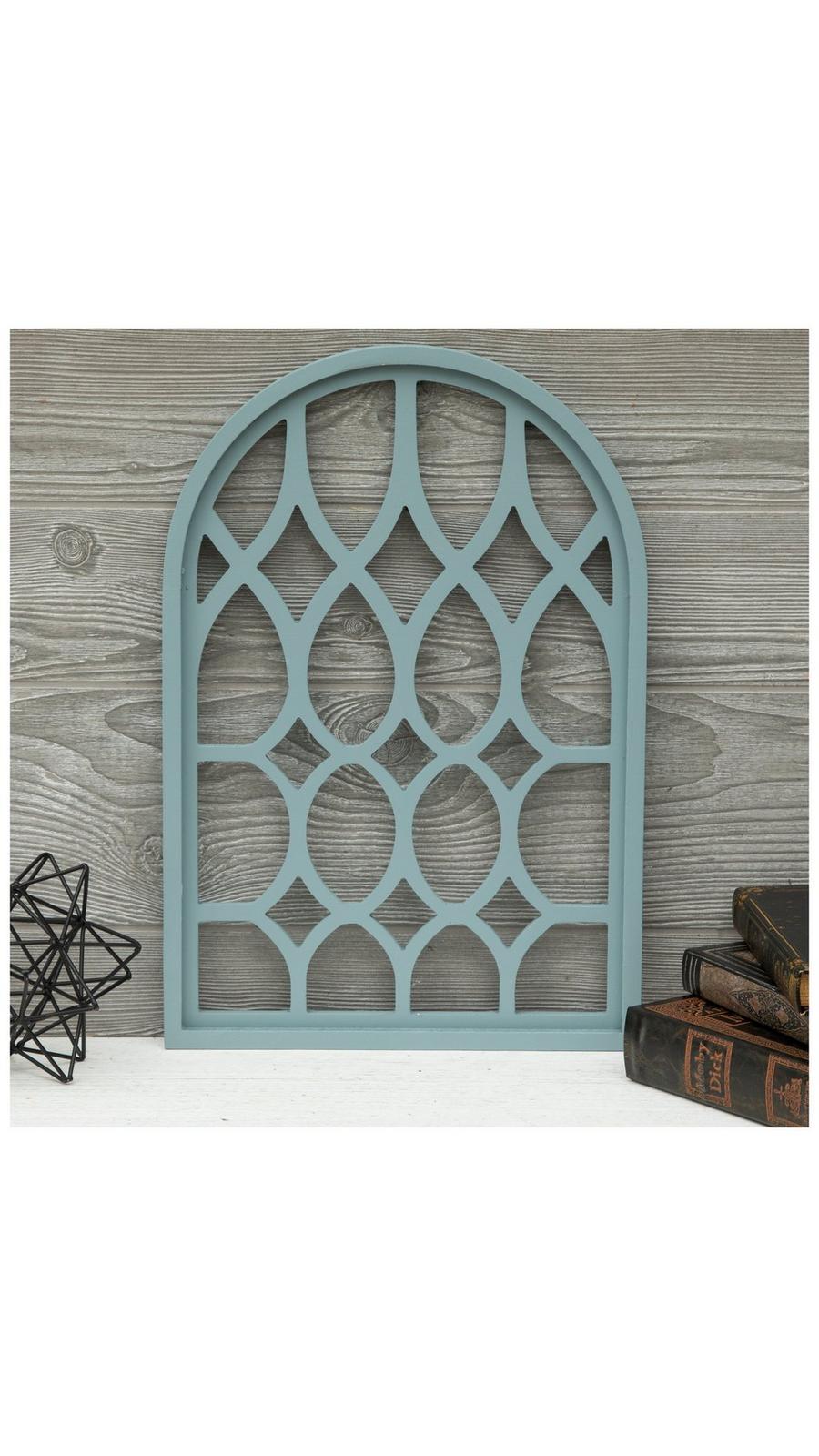 彫刻・オブジェ SHOP VENT Blue Arch Cut-Out Wood Wall Decor | Hobby Lobby | 1954049