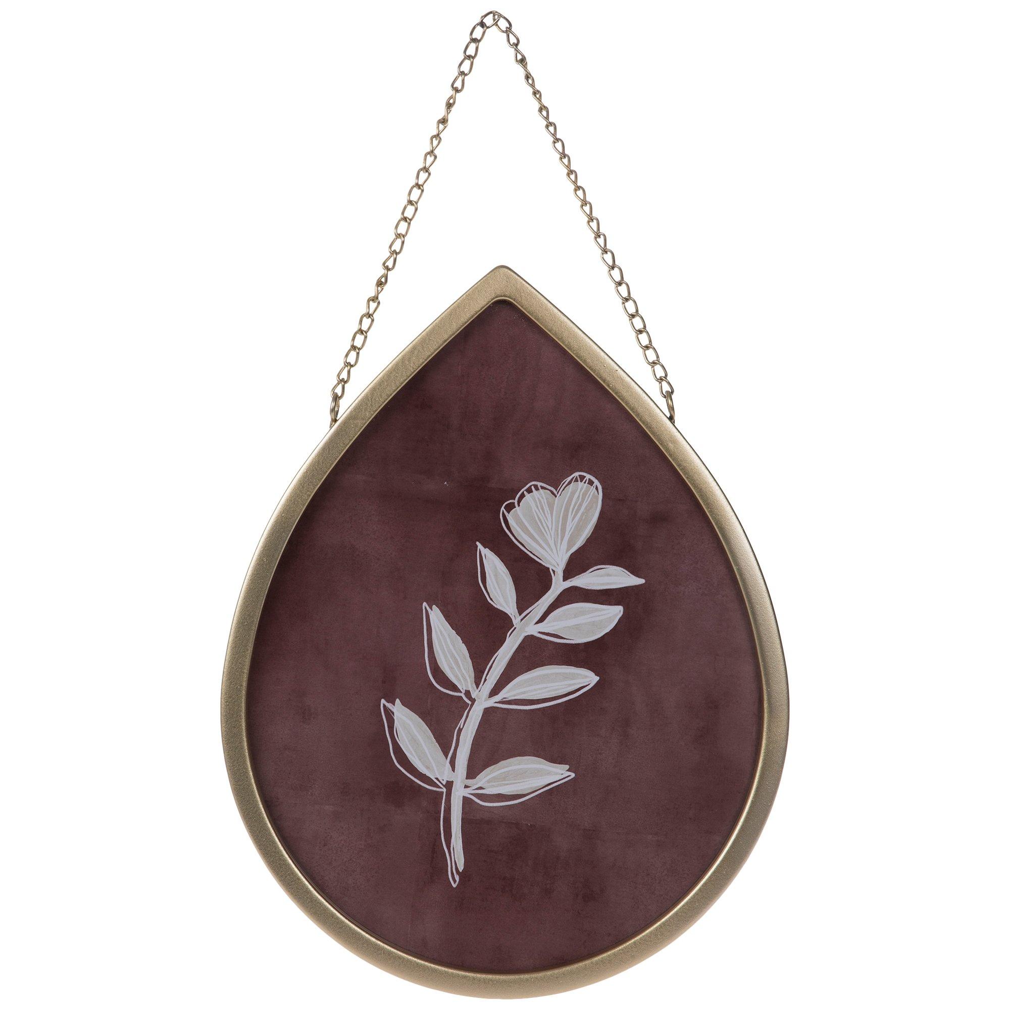 Red & White Stem Teardrop Framed Wall Decor | Hobby Lobby | 1954411