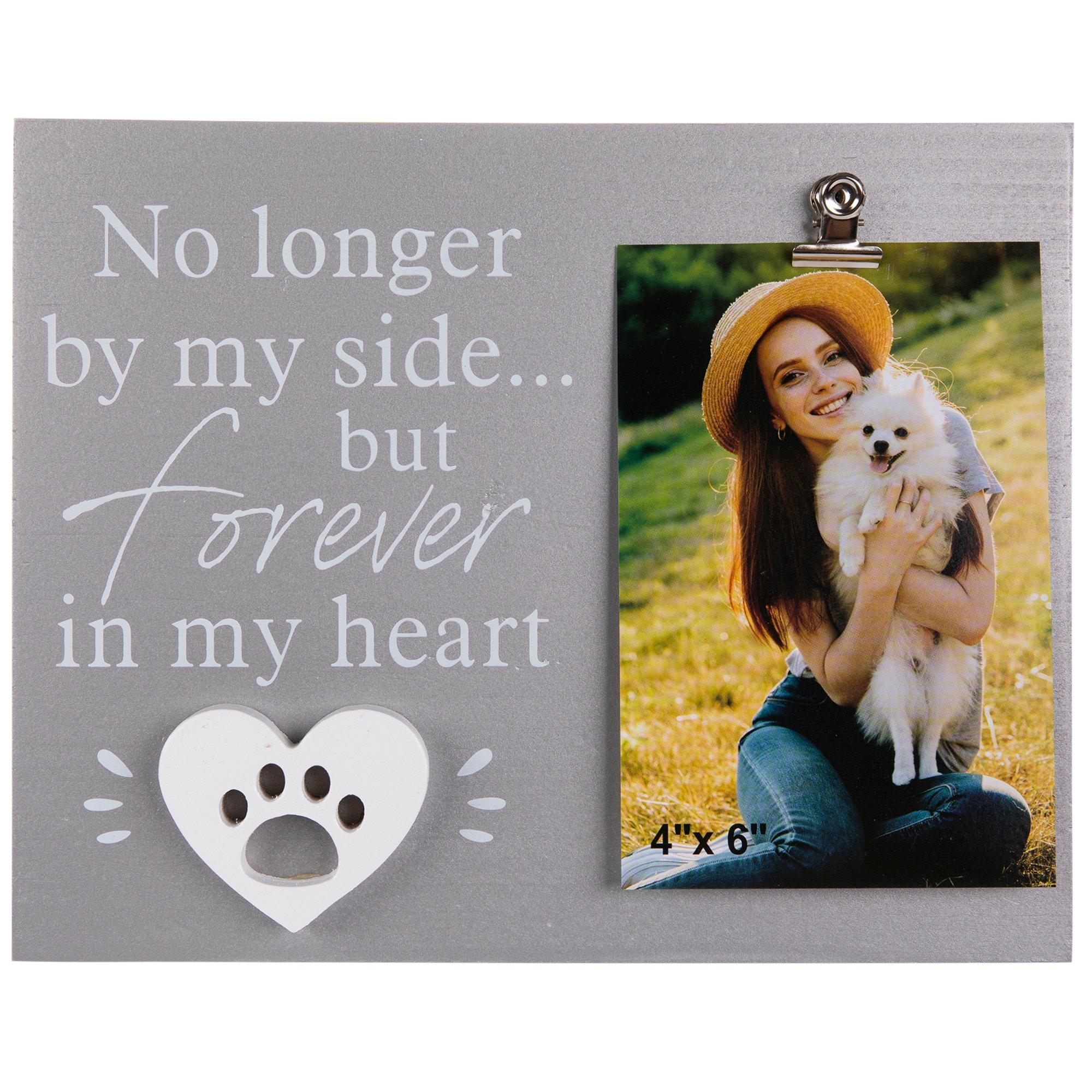 My Heart Engraved Wood Picture Frame - 4x6