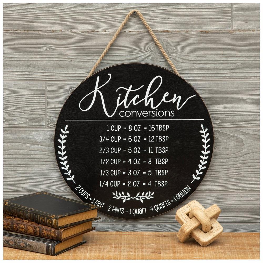 Kitchen Conversions Wood Wall Decor