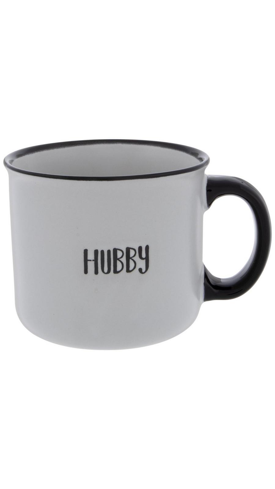 Mug en céramique - Hubby ( Personnalisé ) Choix de 7 couleurs > Mariage Déco Belle Nuance