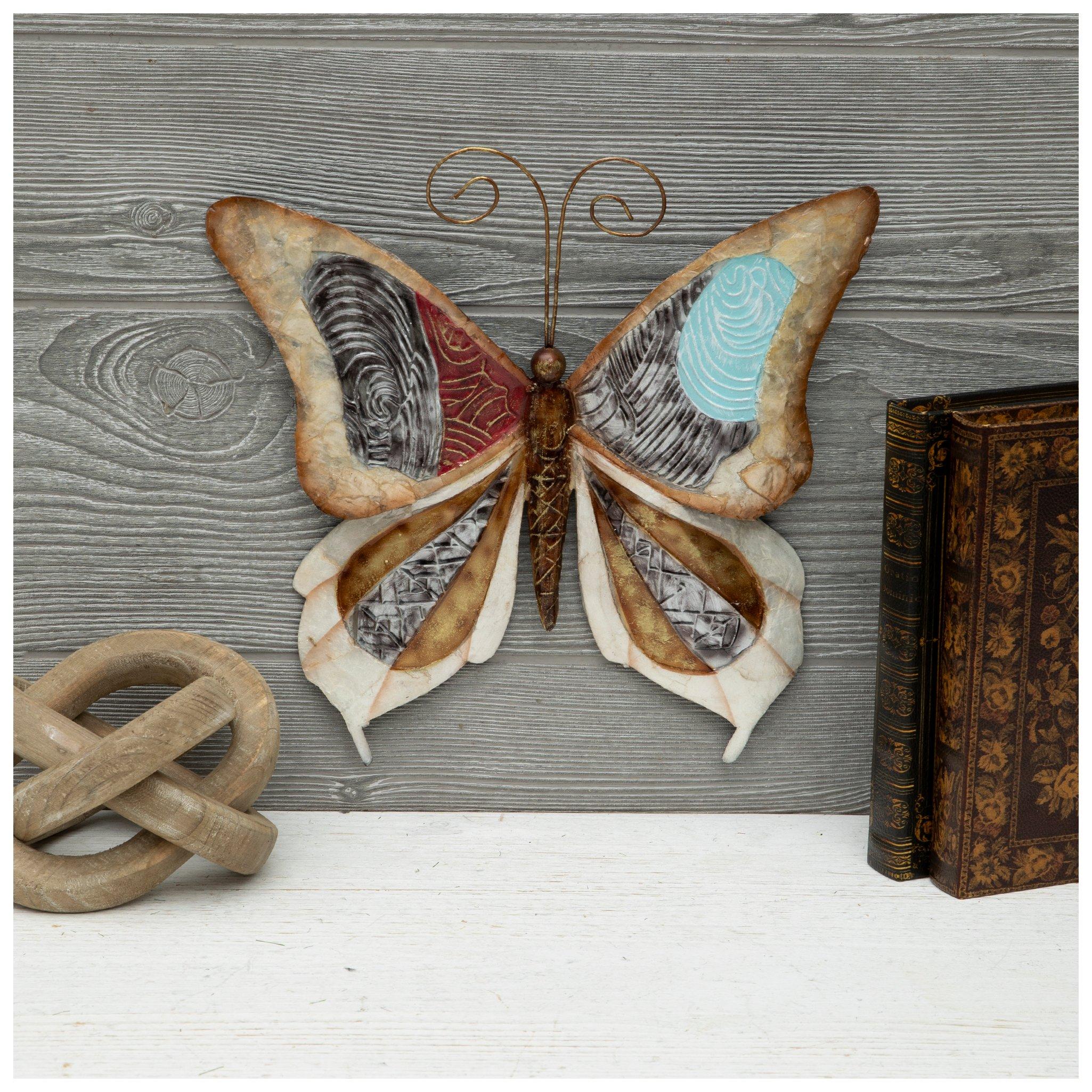 Gold Metal Butterfly Wall Decor