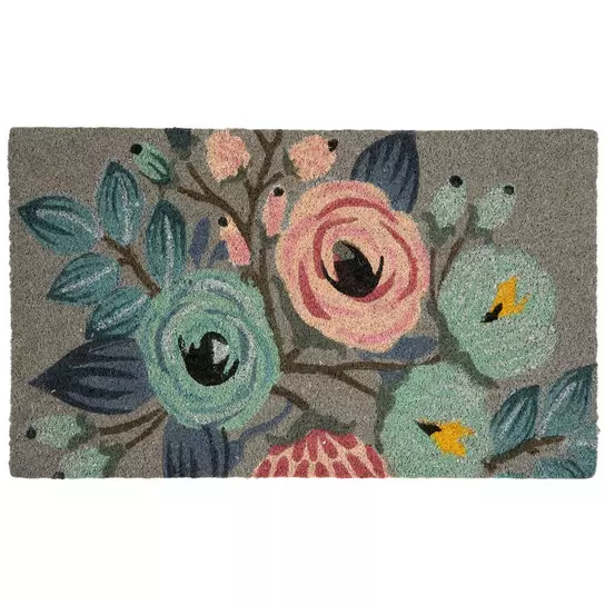 Welcome Floral Doormat, Hobby Lobby