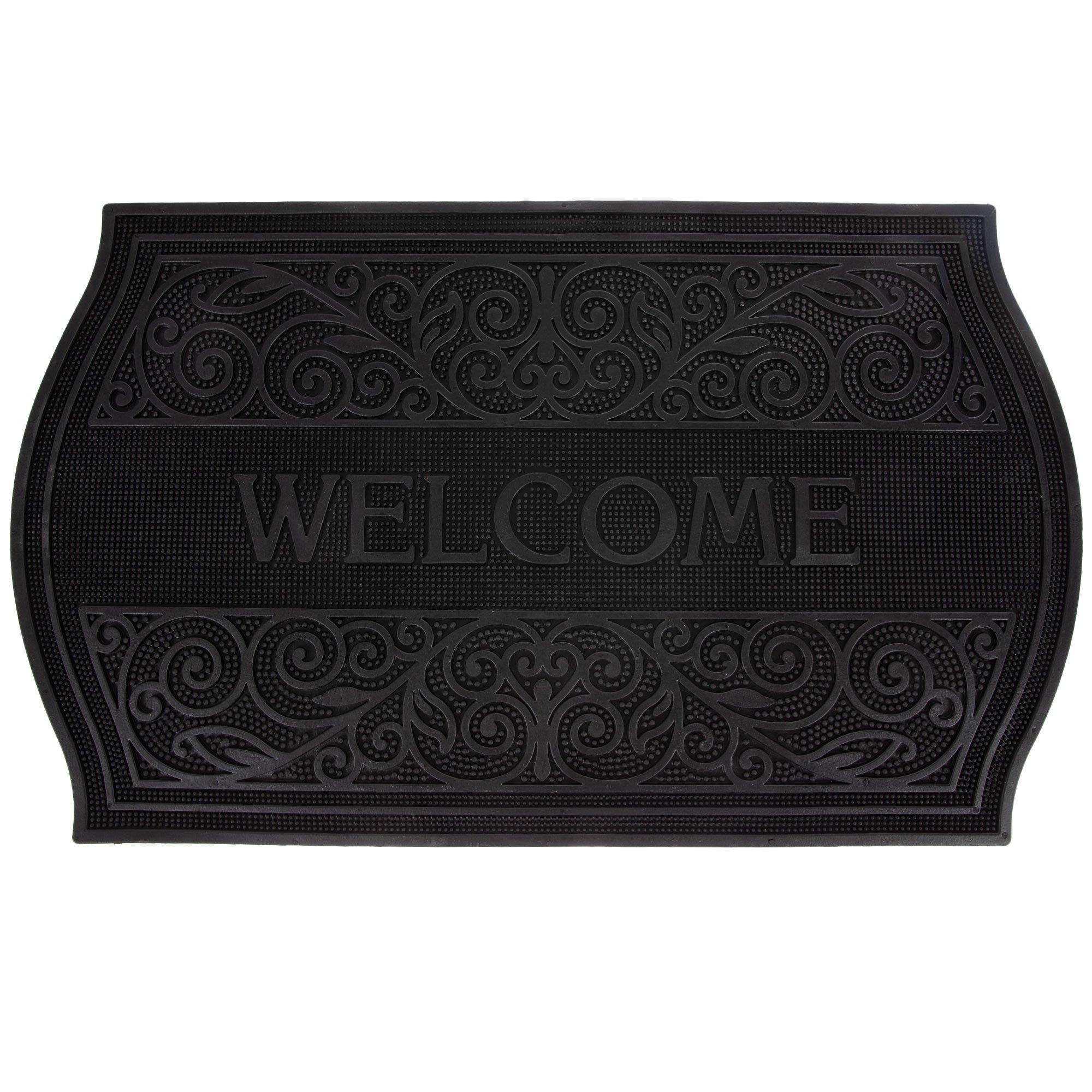 Black Welcome Doormat - Love it!