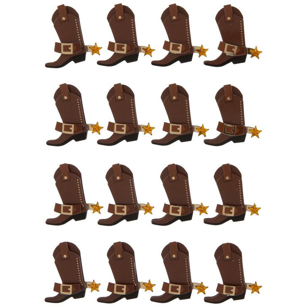 Cowboy Boot 3D Stickers