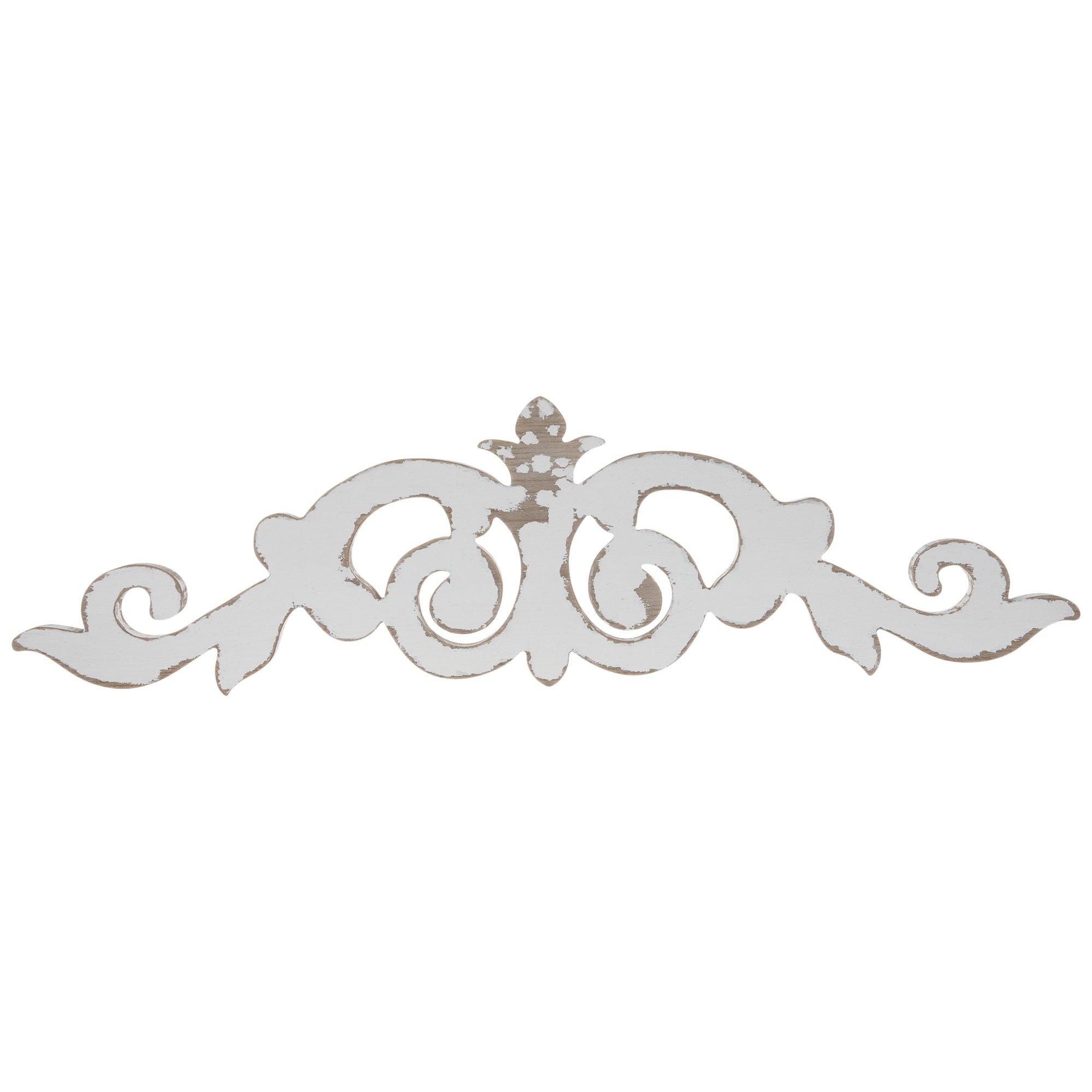 Whitewash Distressed Scroll Wood Wall Decor Hobby Lobby 1960509