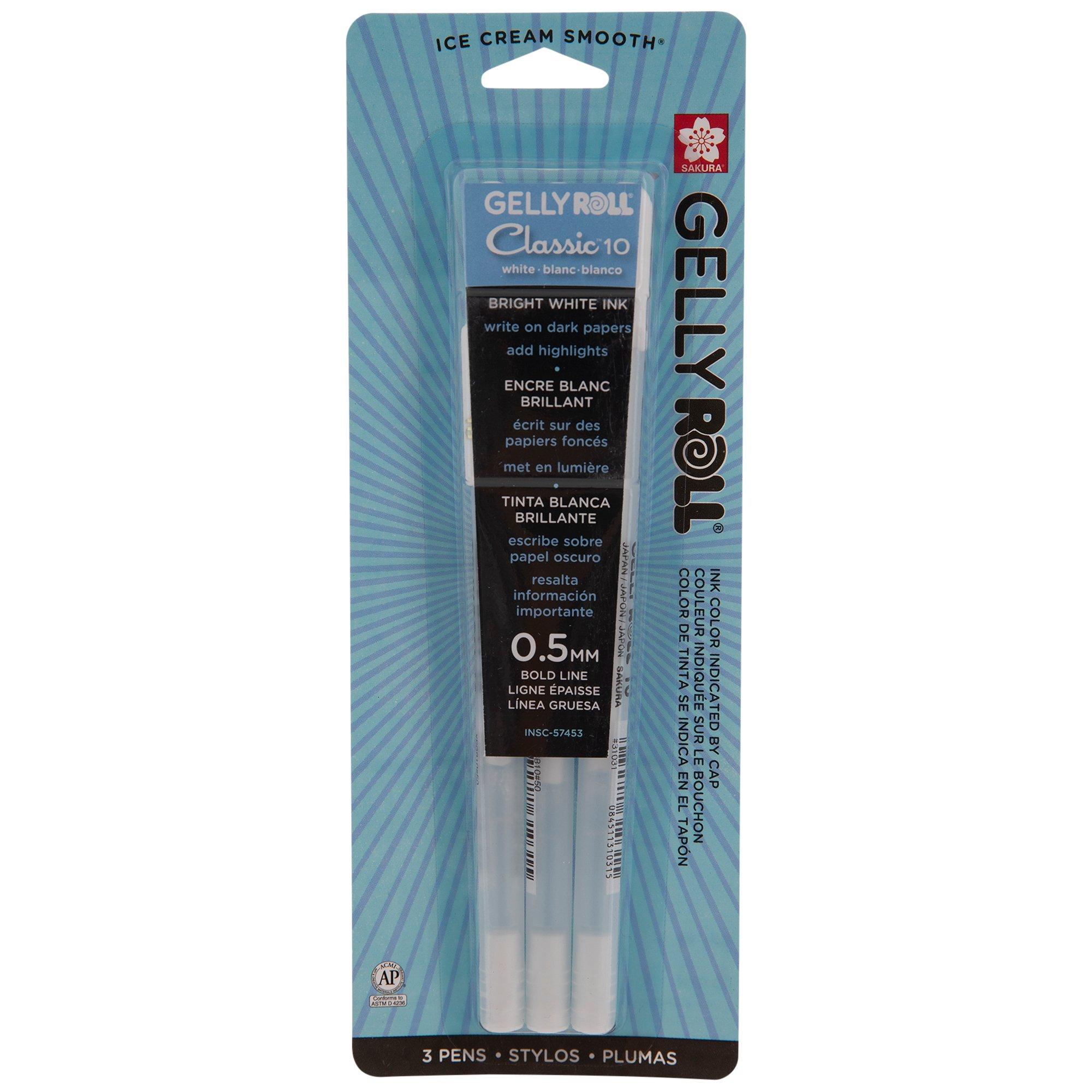 White Jelly Roll Pens 3 Piece Set Hobby Lobby 1962729