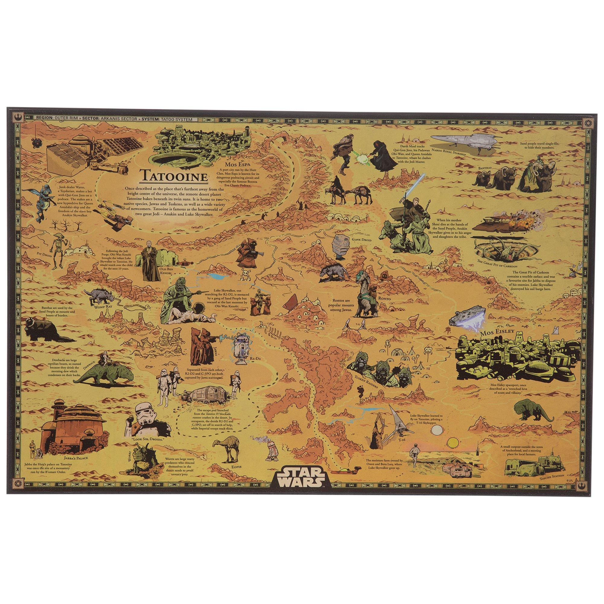 Star Wars Tatooine Map Wood Wall Decor Hobby Lobby 1964923   1964923 80990960 IMGSET