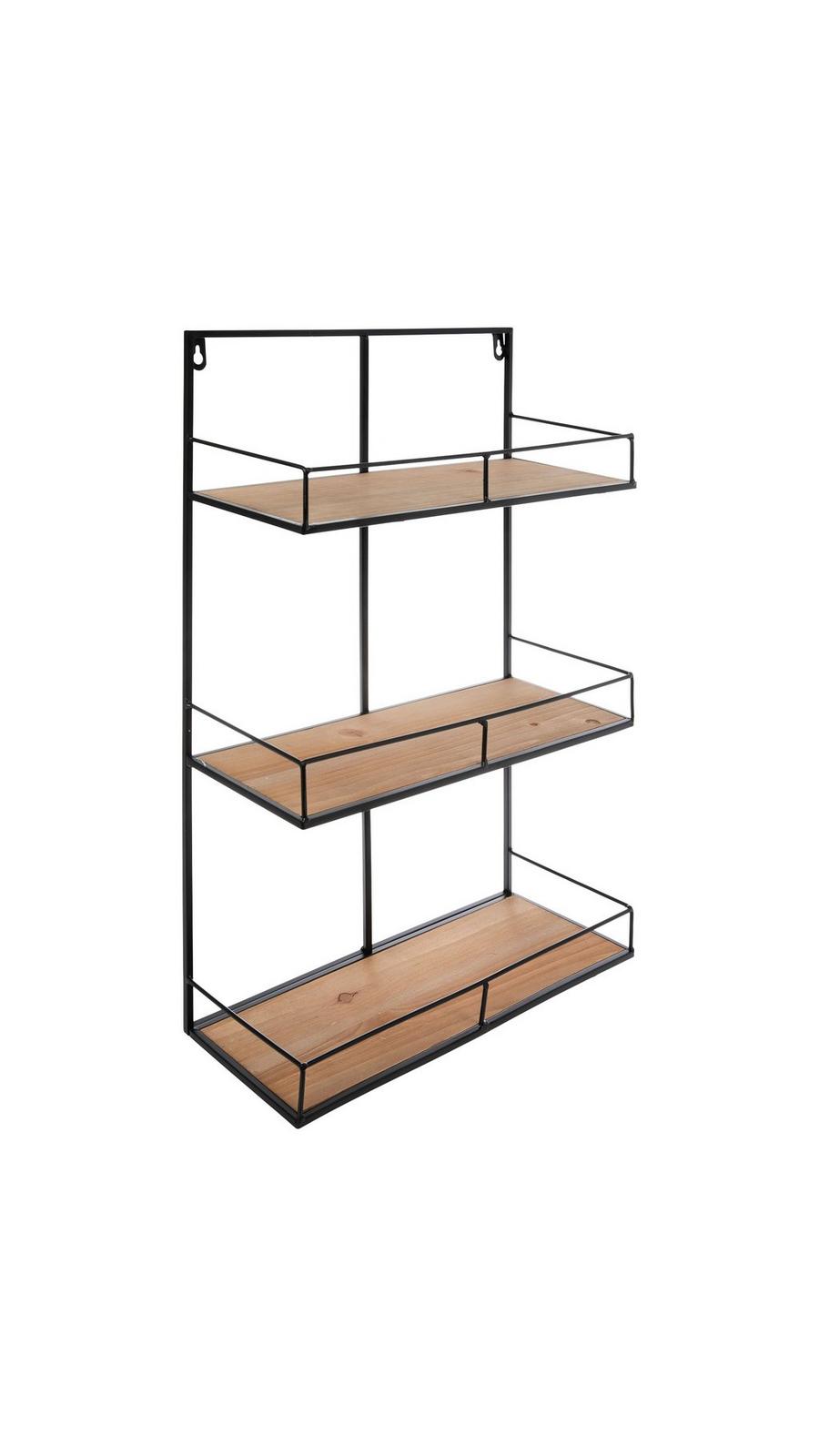 Brown Three-Tiered Wood Wall Shelf | Hobby Lobby | 1965201