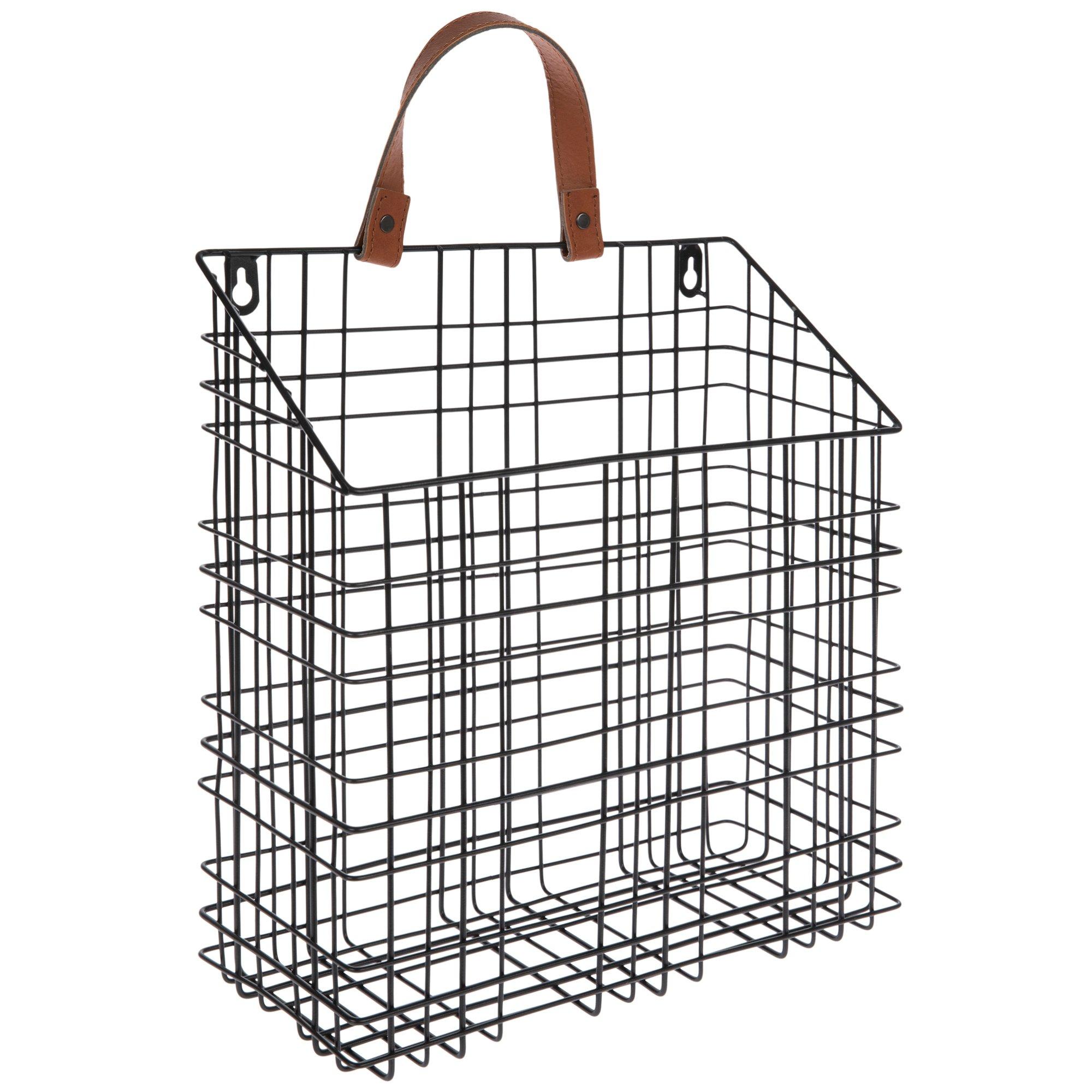 Black Metal Wall Basket Hobby Lobby 1966597