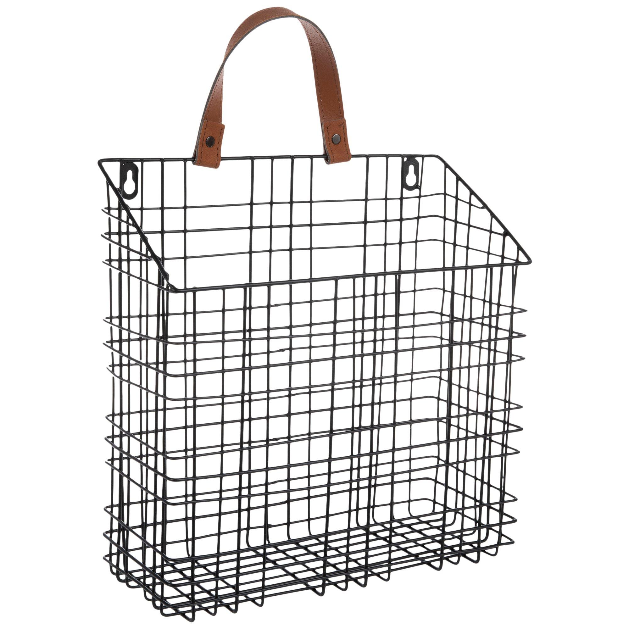 Black Metal Wall Basket Hobby Lobby 1966597