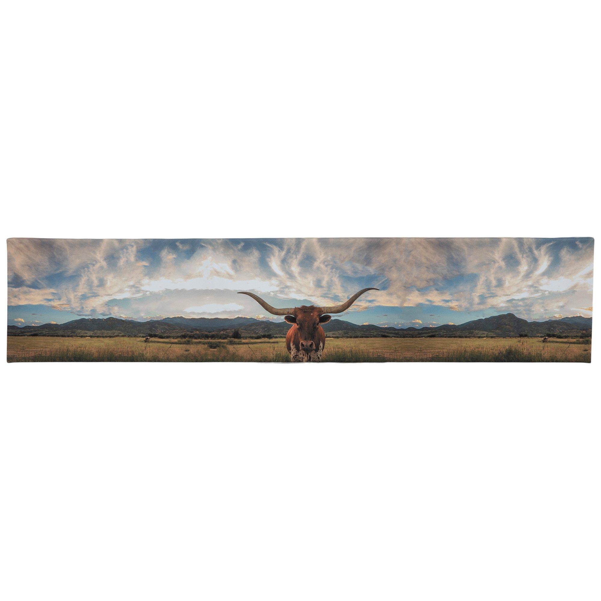 Longhorn & Landscape Canvas Wall Decor Hobby Lobby 1966605