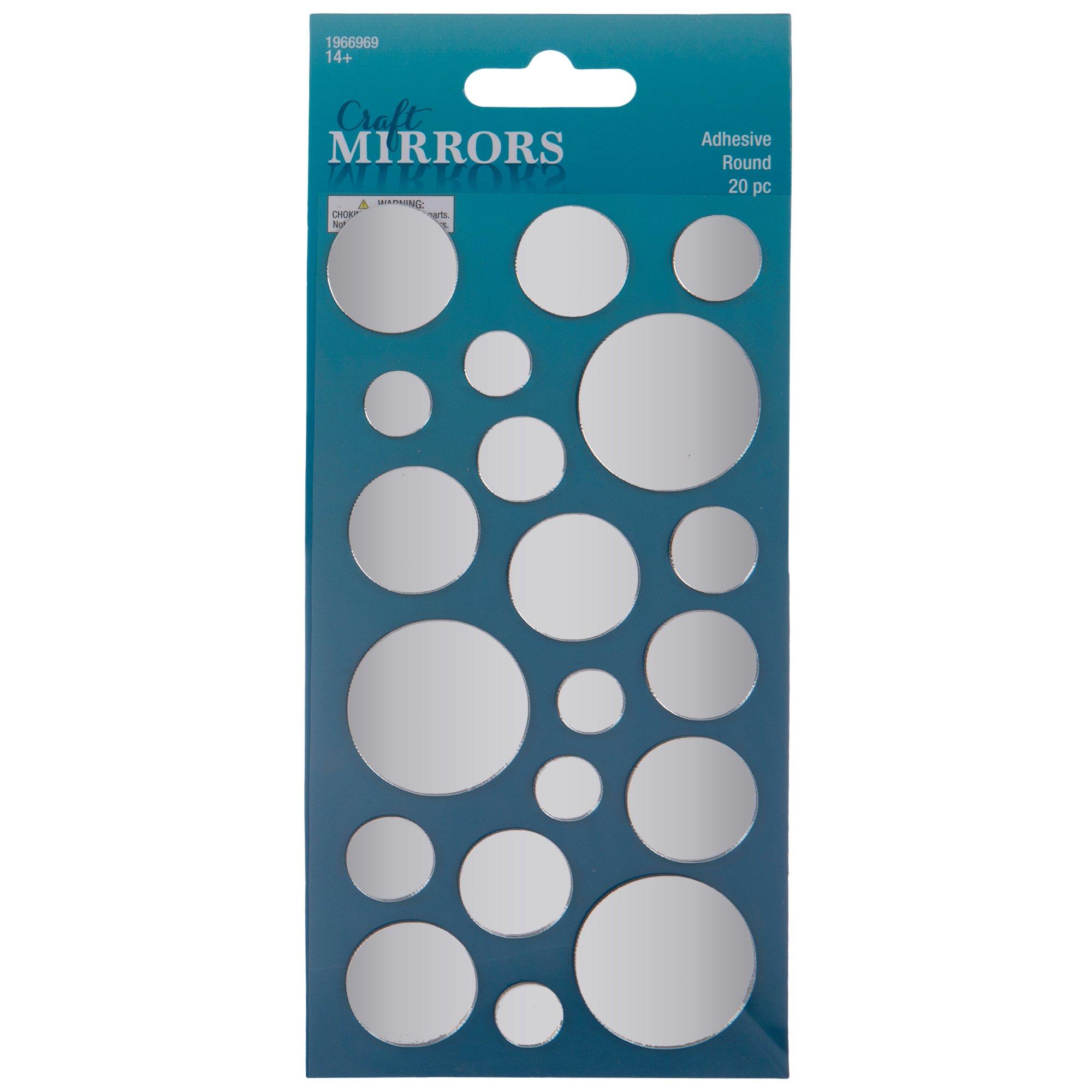 Round Adhesive Craft Mirrors | Hobby Lobby | 1966969