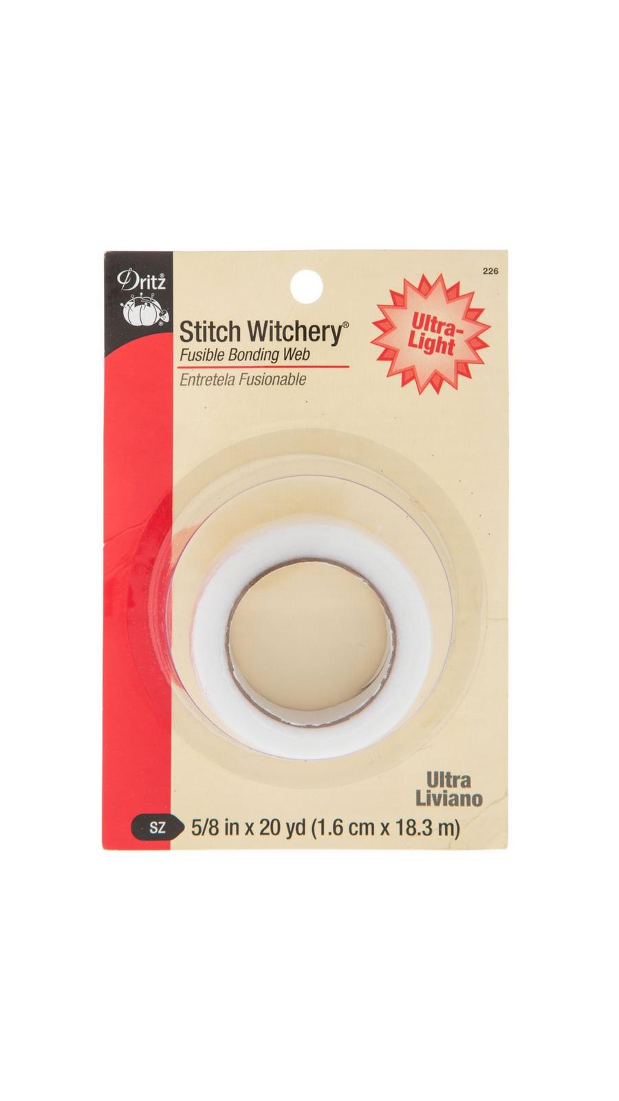 Ultra Lite Stitch Witchery Fusible Bonding Web - 5/8