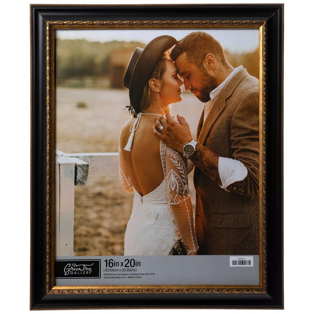 Black Gold Scroll Wall Frame