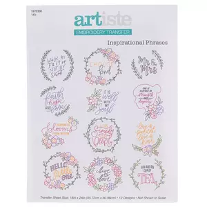 Sewing & Needle Art Embroidery Iron-On Transfers