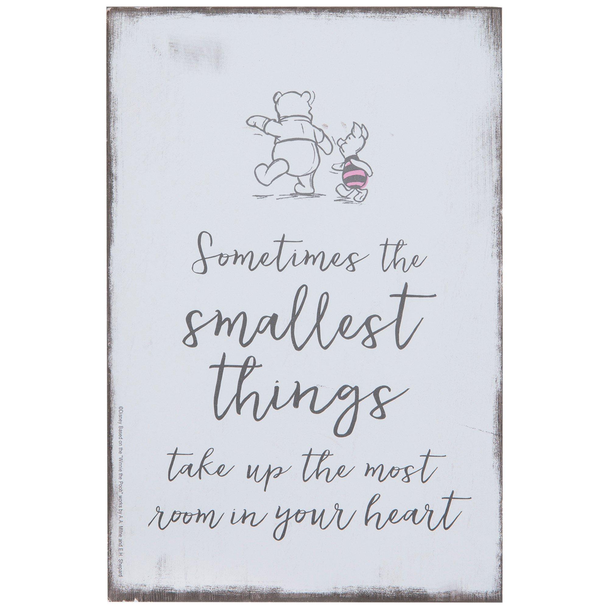 Winnie The Pooh & Piglet Wood Decor Hobby Lobby 1970334