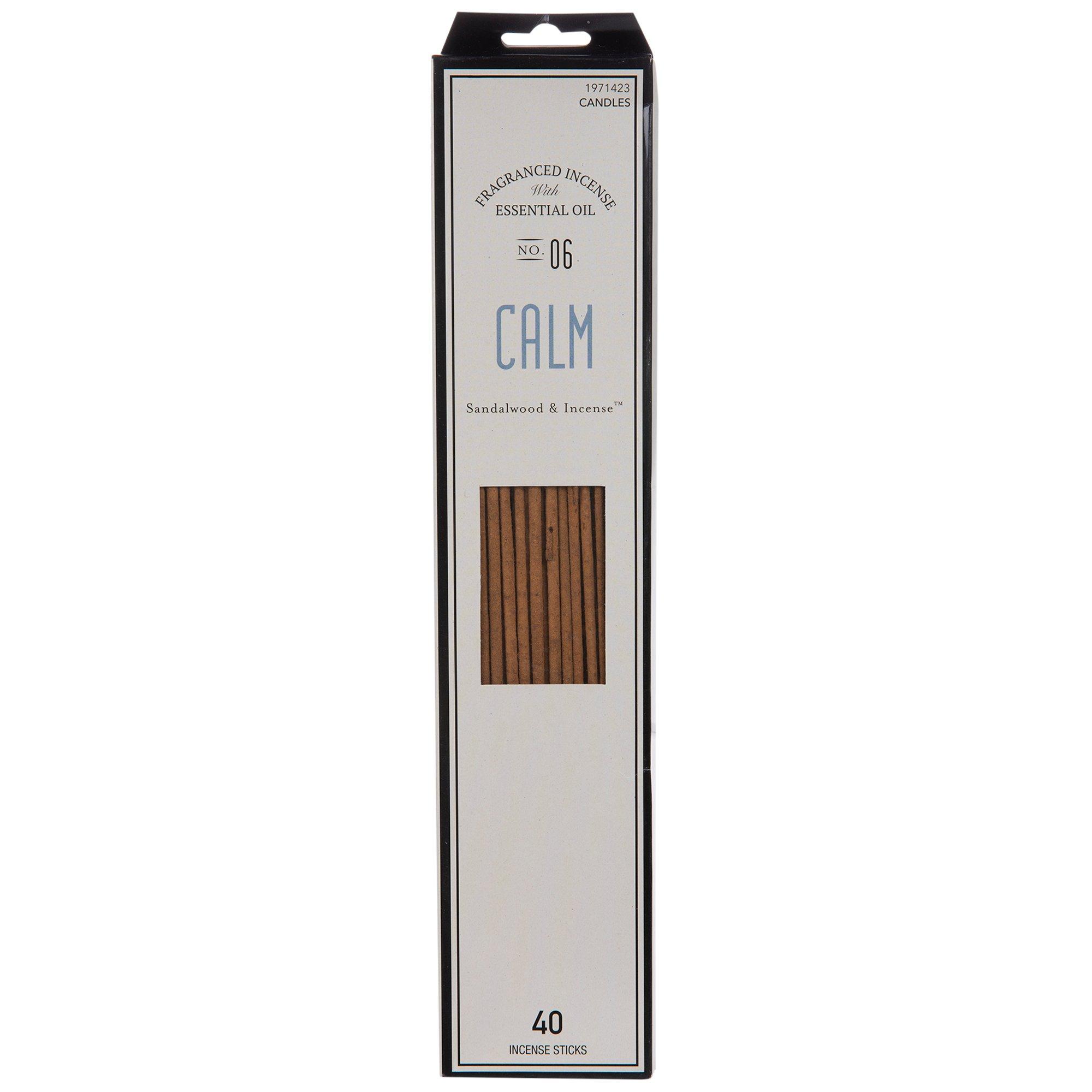 Calm Sandalwood & Incense Sticks Hobby Lobby 1971423