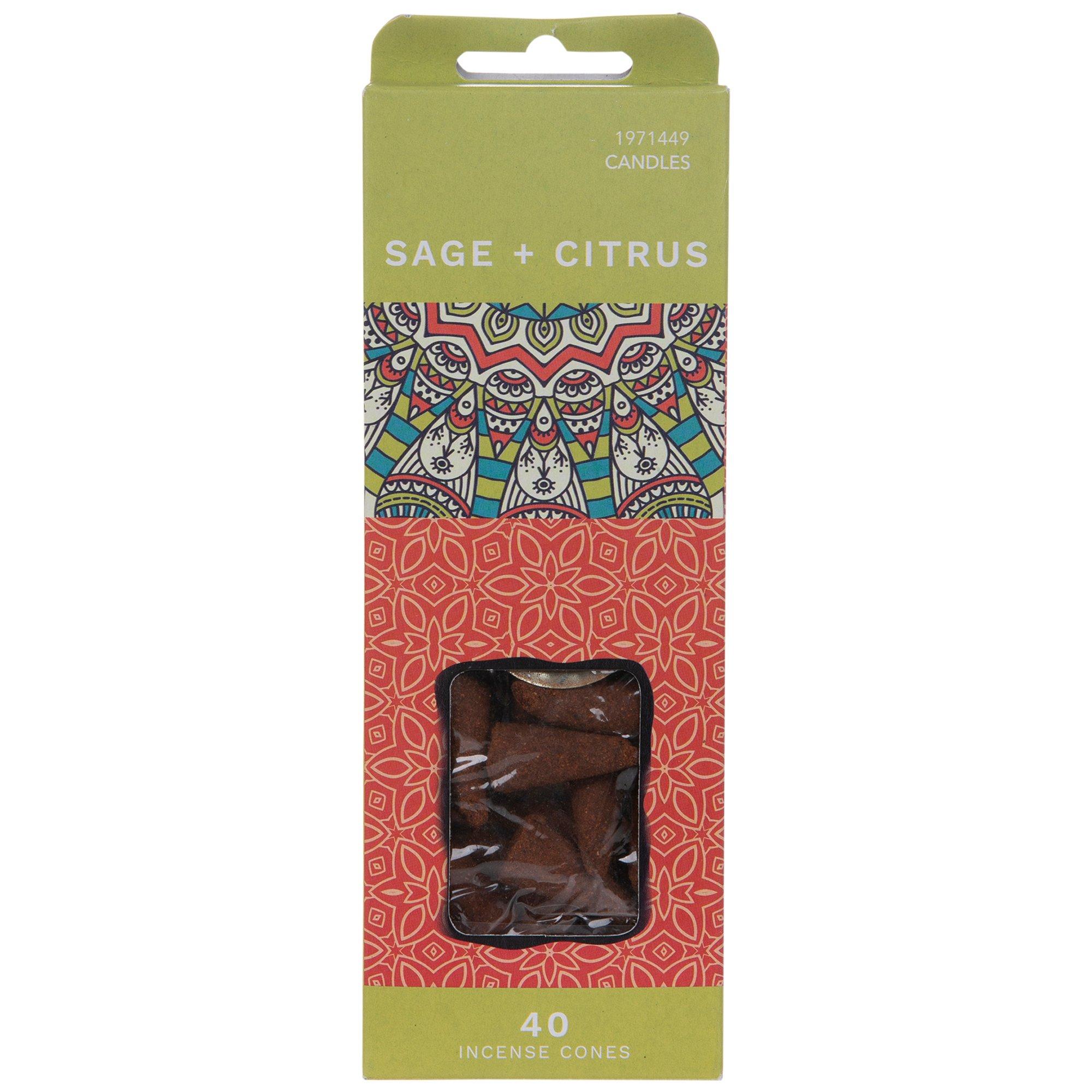 Sage & Citrus Incense Cones Hobby Lobby 1971449