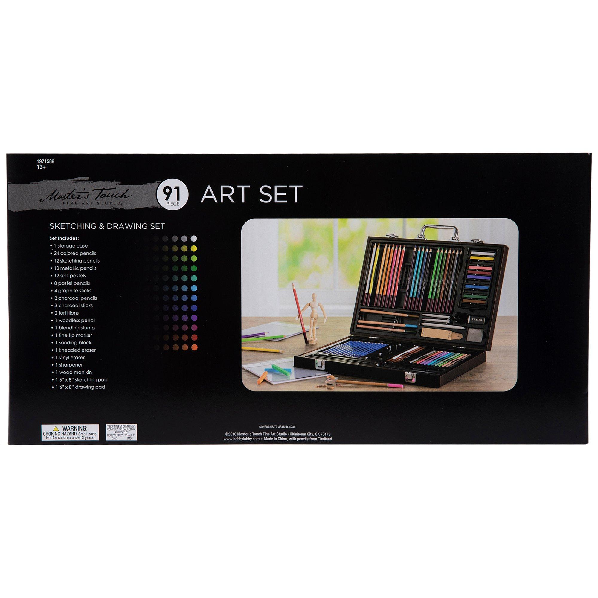 Art Alternatives 112 Piece Sketching & Drawing Art Set 