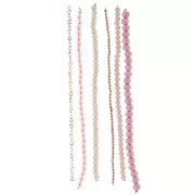 Pink Dyed Assorted Bead Strands