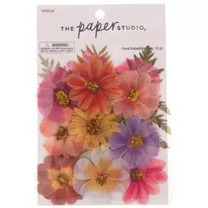 Daisy Burlap Flower Embellishments, Hobby Lobby