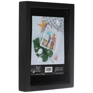 Charcoal 8x8 Wood Shadow Box with Green Acid-Free Backing - With 5/8  Usable Depth - With UV Acrylic & Hanging Hardware - Bed Bath & Beyond -  38023242