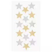 Silver Star Puffy Stickers - 59 Pieces – Country Croppers