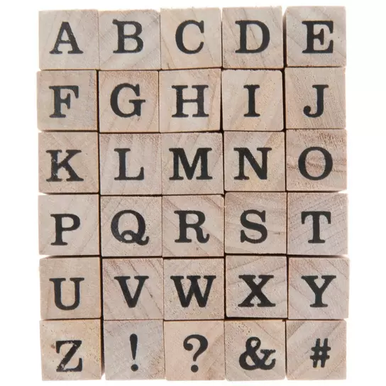 Alphabet Stamps - Uppercase