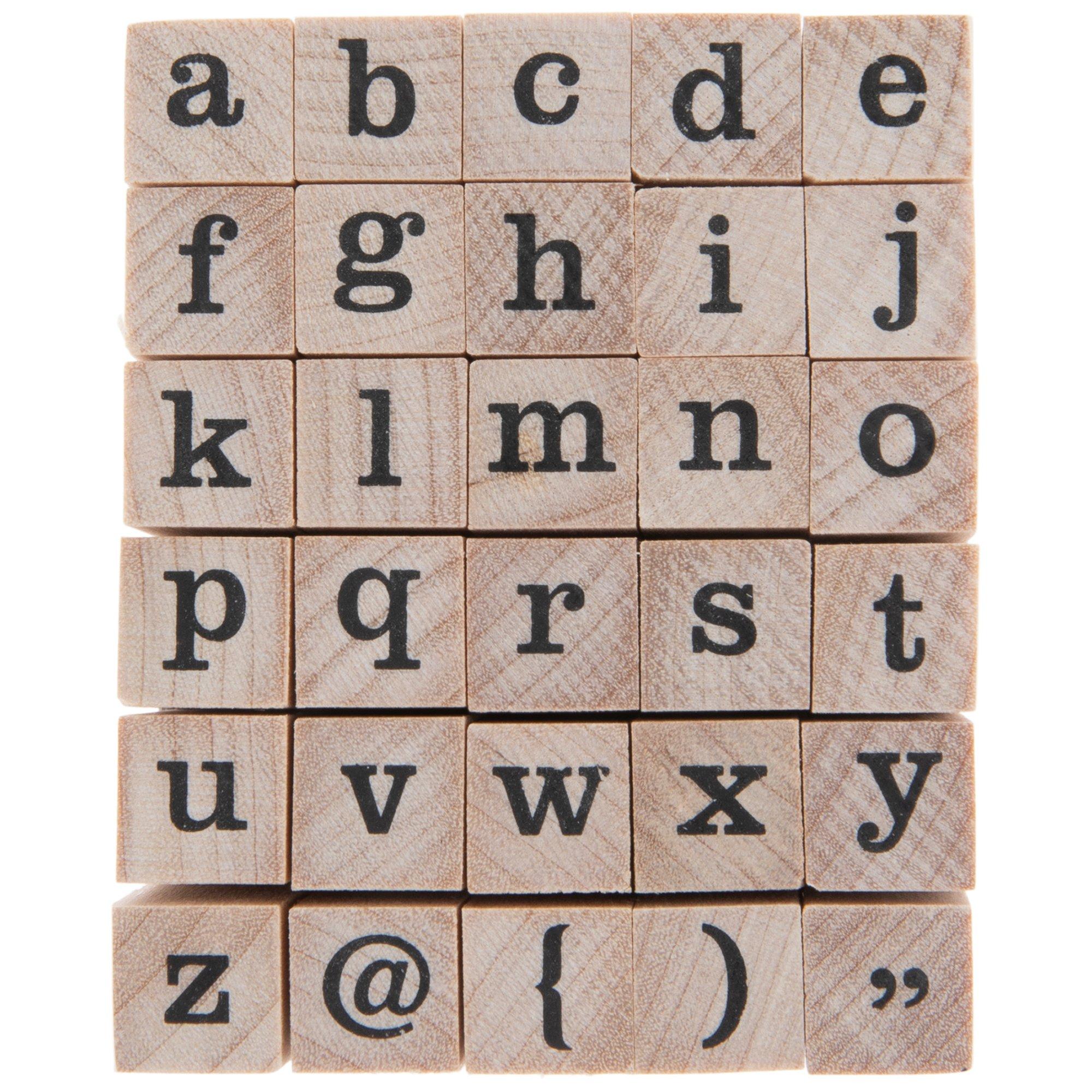 Lowercase Serif Alphabet Rubber Stamps Hobby Lobby 1982784