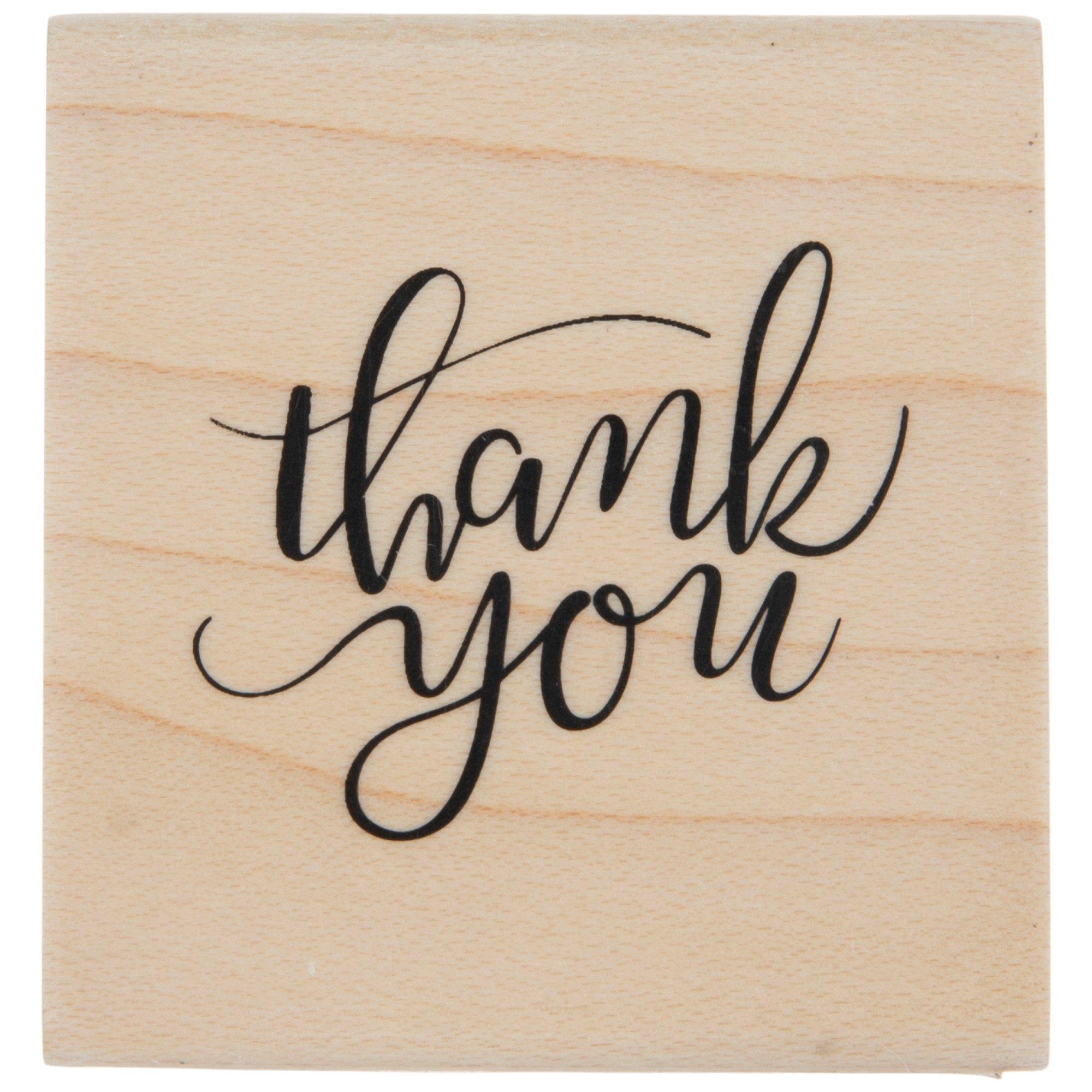大枝活版室　rubber stamp Thank you Thank You Rubber Stamp | Hobby Lobby | 1986538