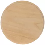 Round Wood Plaque