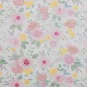 Floral Minky Fleece Fabric