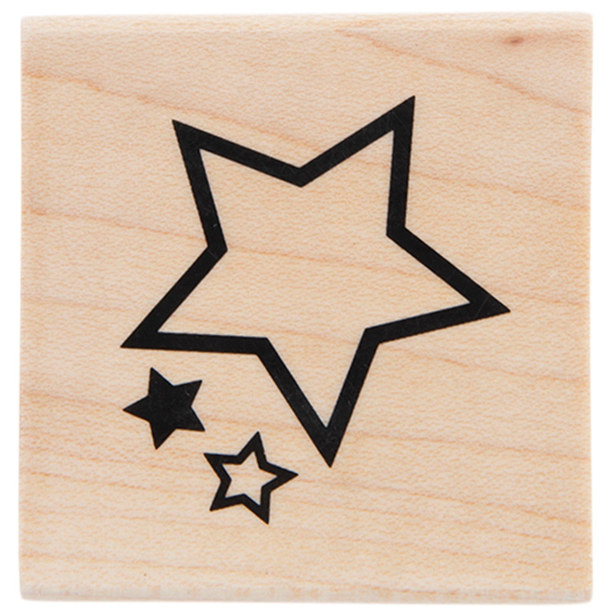 Stars Rubber Stamp, Hobby Lobby