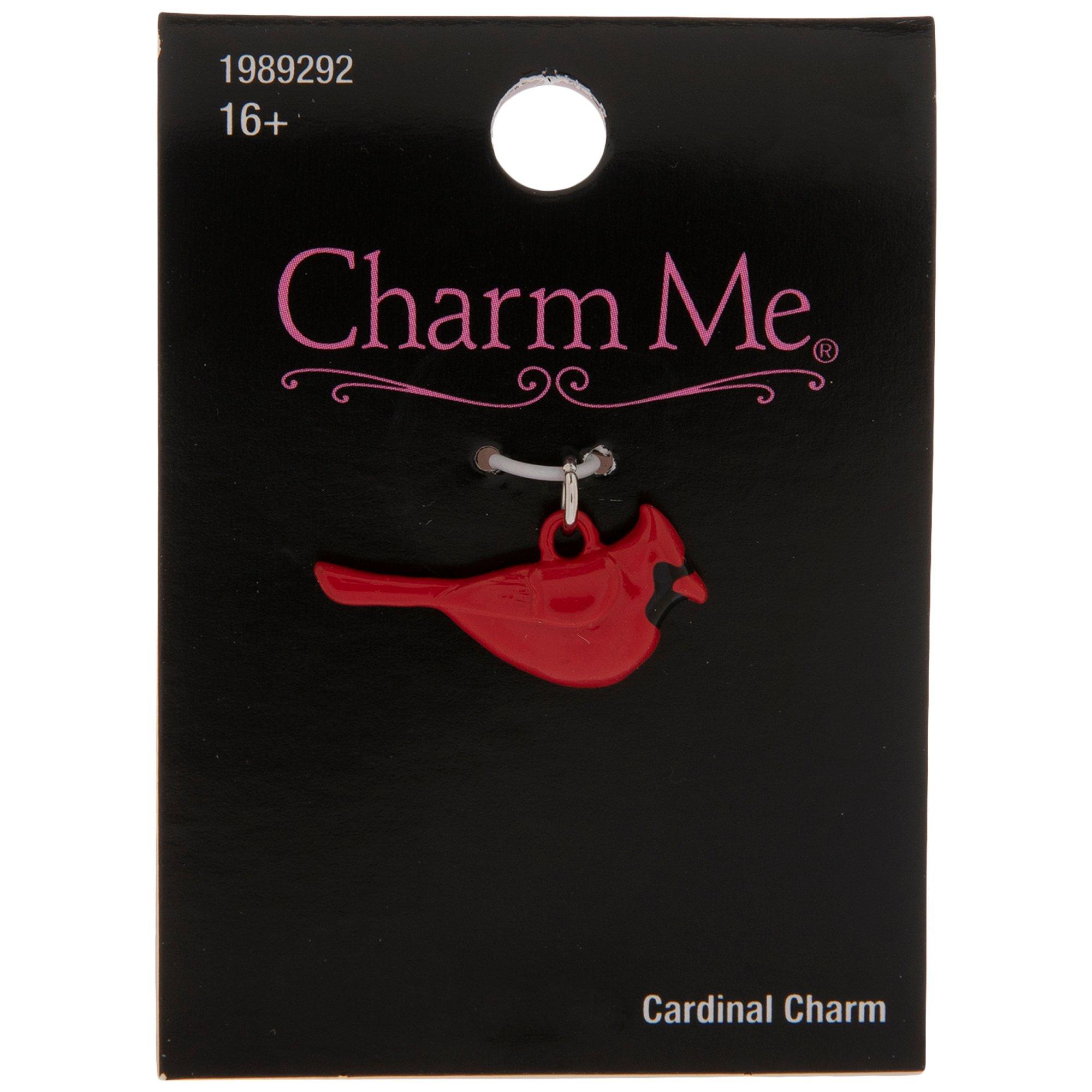 Beaded Bracelet With Cardinal Charm 