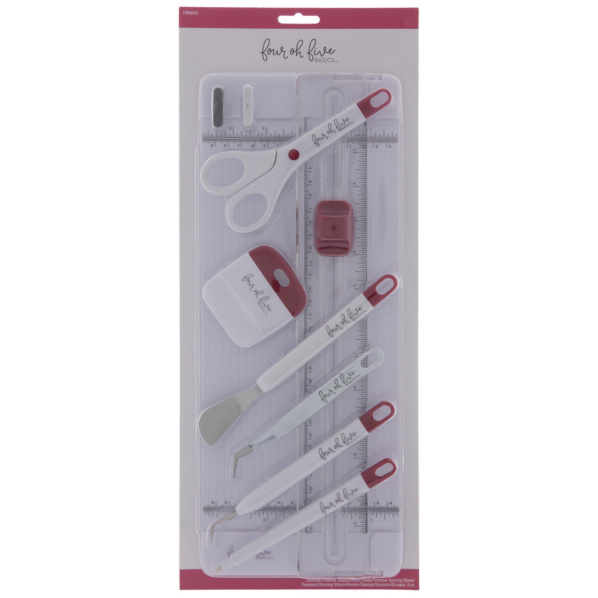 Hobby Lobby Four Oh Five Paper Crafts Maroon & White Scoring Stylus
