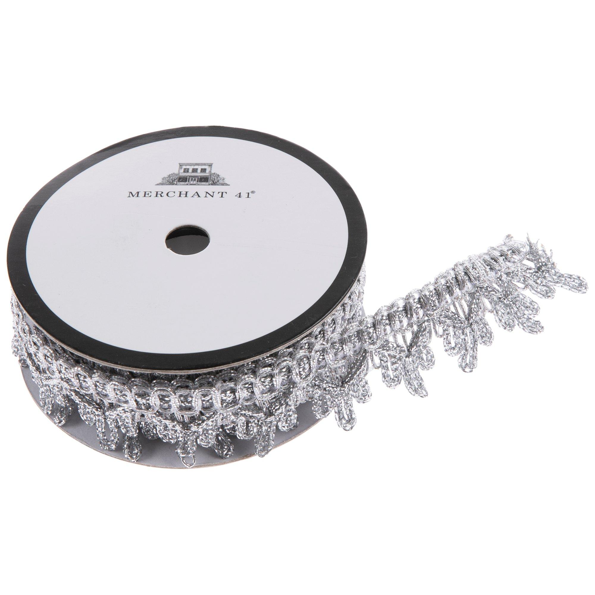 White Satin & Organza Double Box Pleat Trim