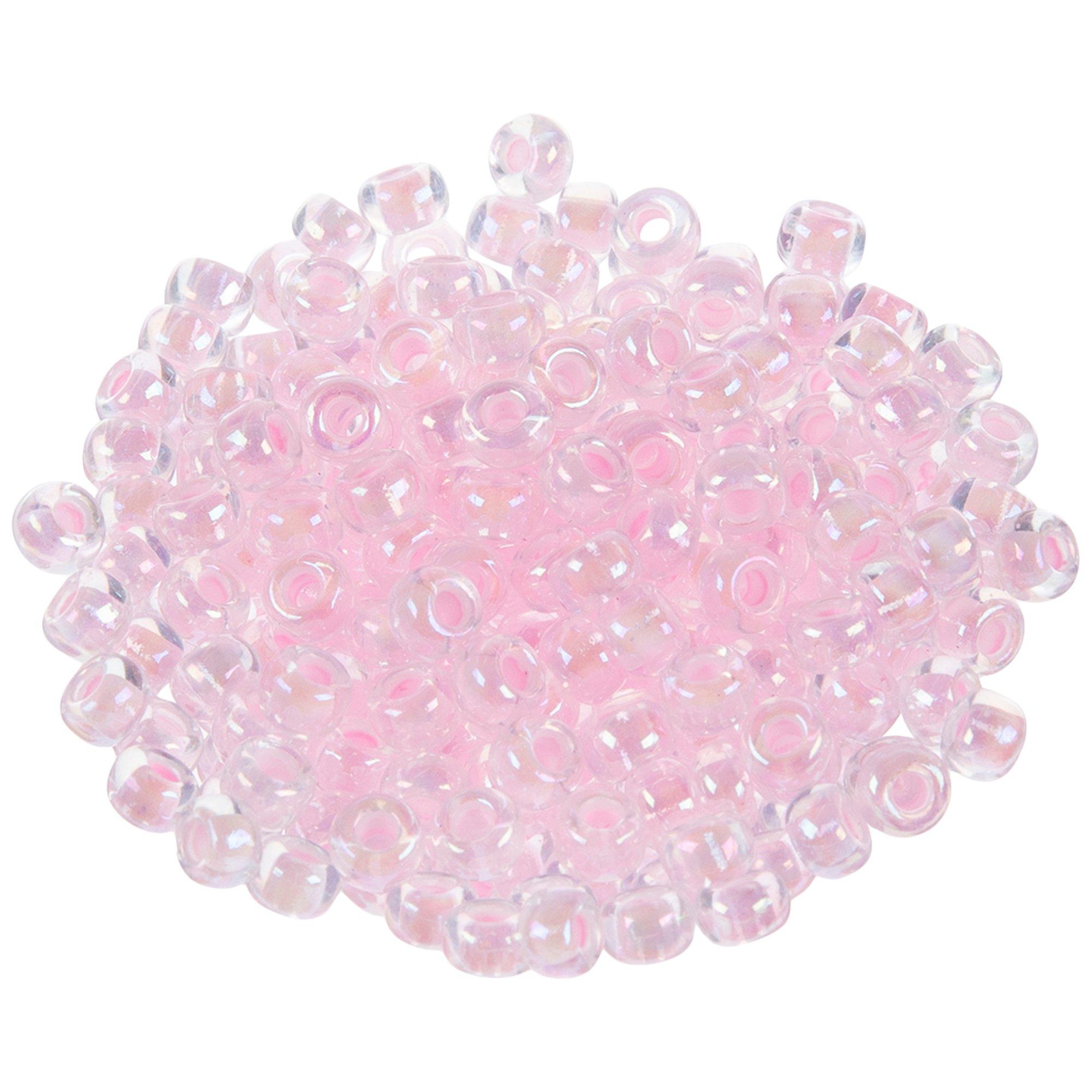 Ombre Round Cracked Glass Beads - 8mm