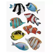 Ocean Fish 3D Stickers
