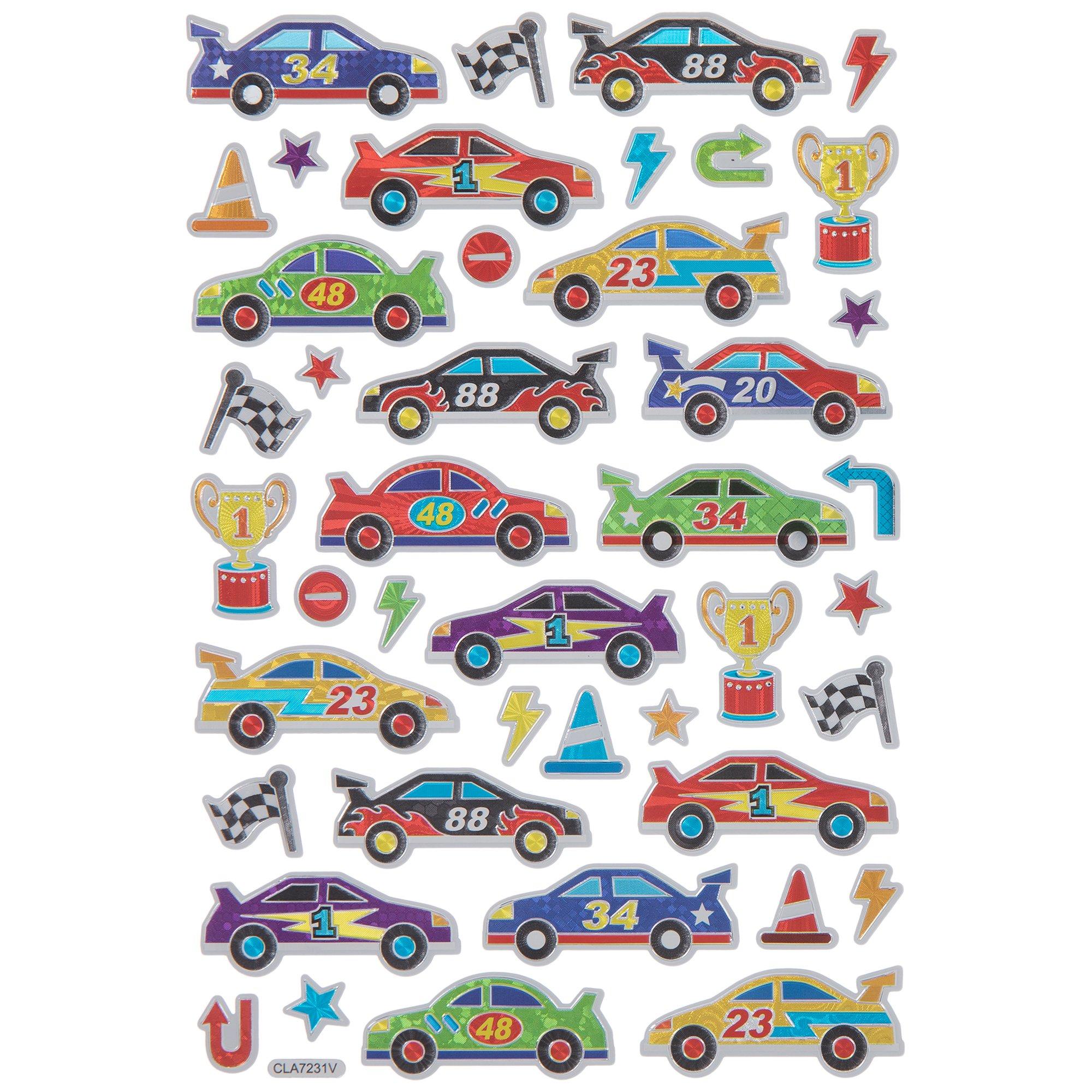 Holographic Racecar Stickers Hobby Lobby 1994813