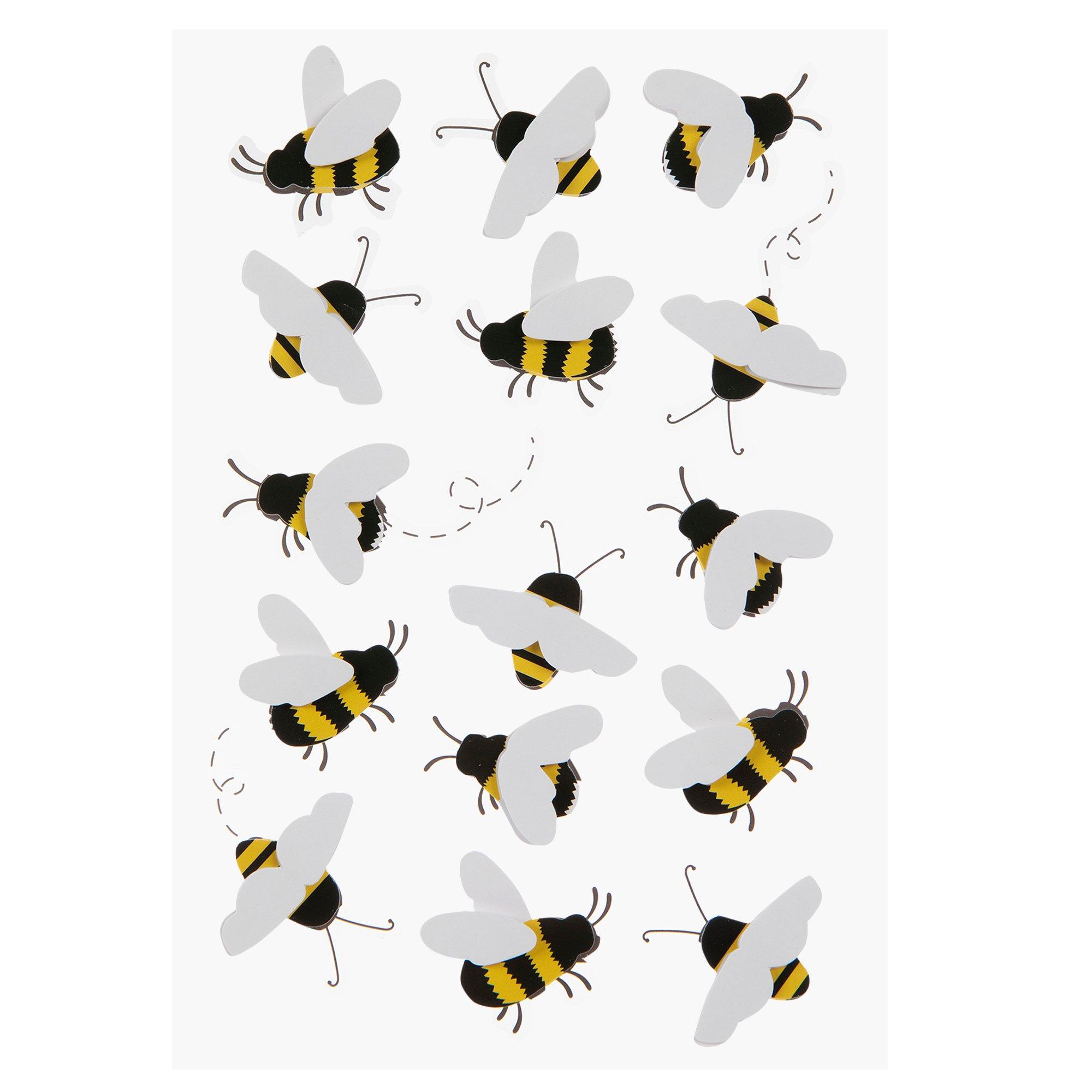 Buzzing Bees 3D Stickers Hobby Lobby 1995547