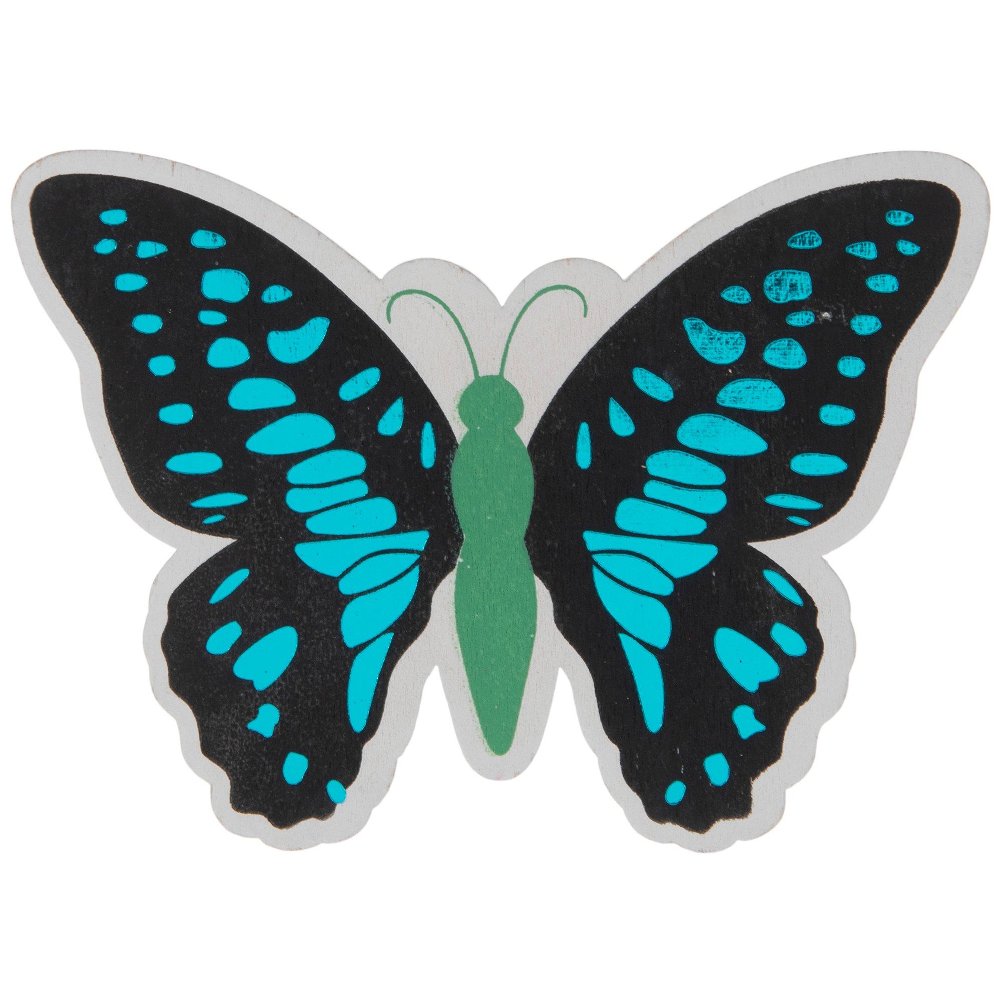 Foil Butterfly Painted Wood Shape Hobby Lobby 1996073