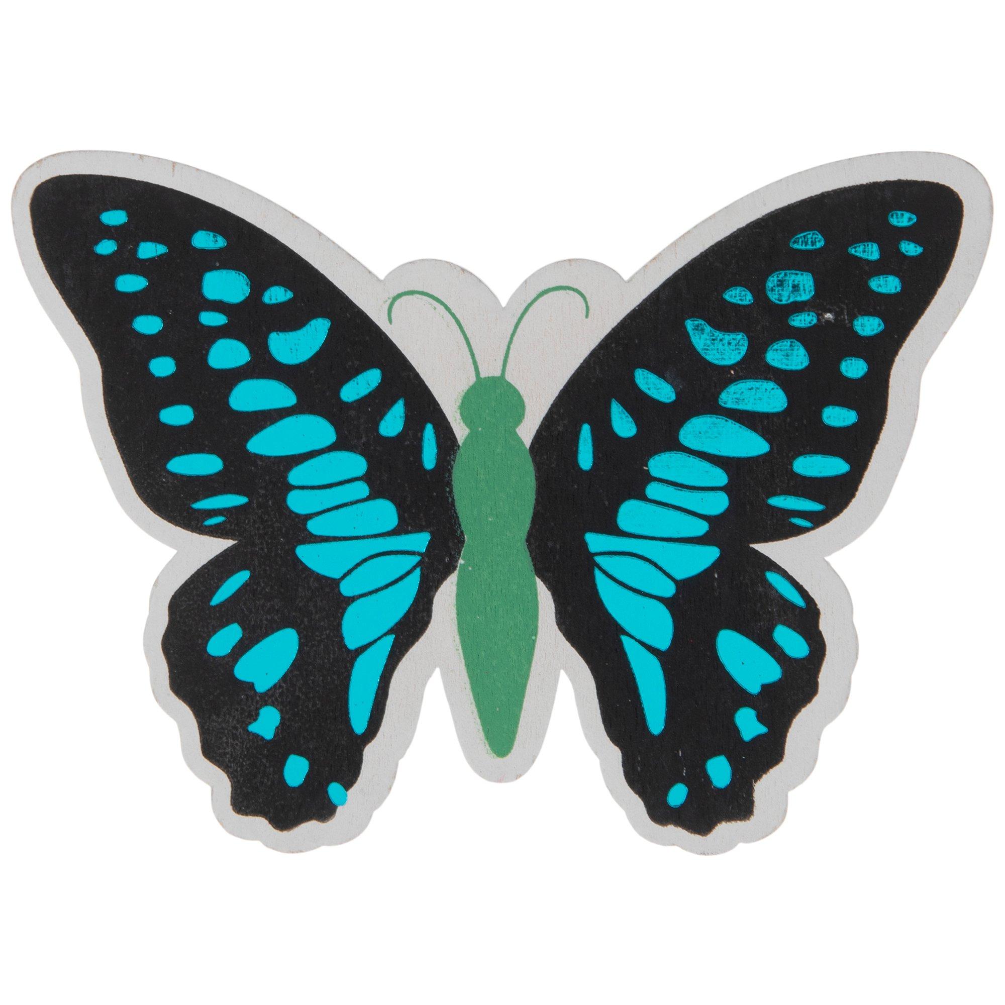 Foil Butterfly Painted Wood Shape | Hobby Lobby | 1996073