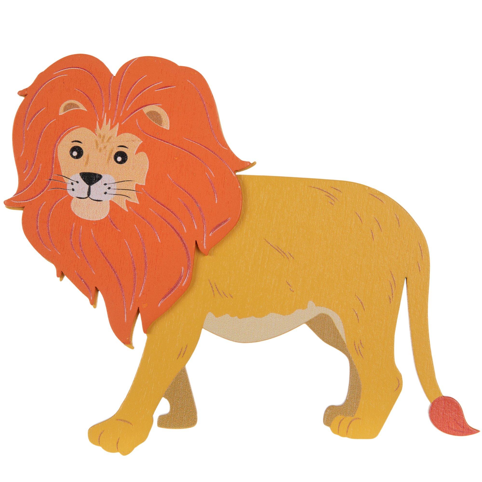 Lion Painted Wood Shape Hobby Lobby 1996404