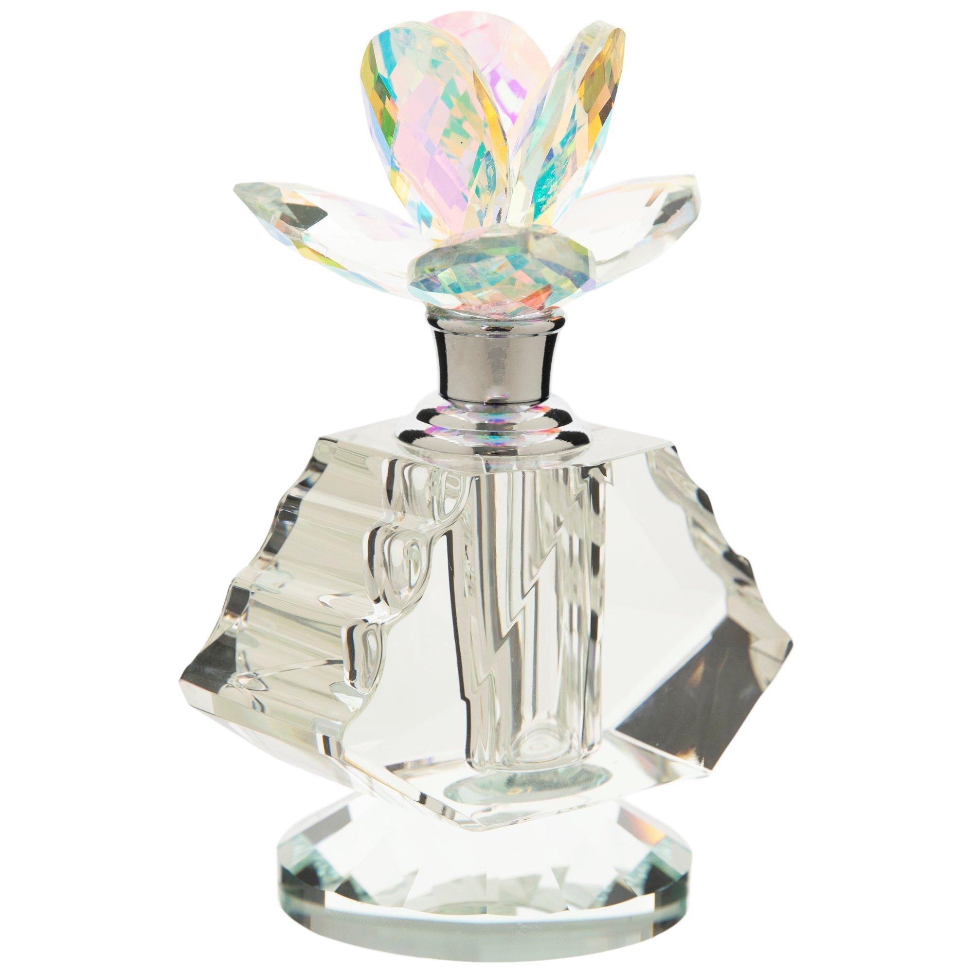 Iridescent Faceted Glass Perfume Bottle Hobby Lobby 1998731